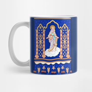 Catholic gonfalon from the French church. Mug